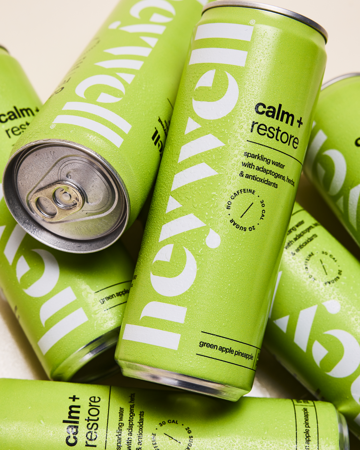Calm + Restore Green Apple Pineapple - 12 pack 12 oz cans