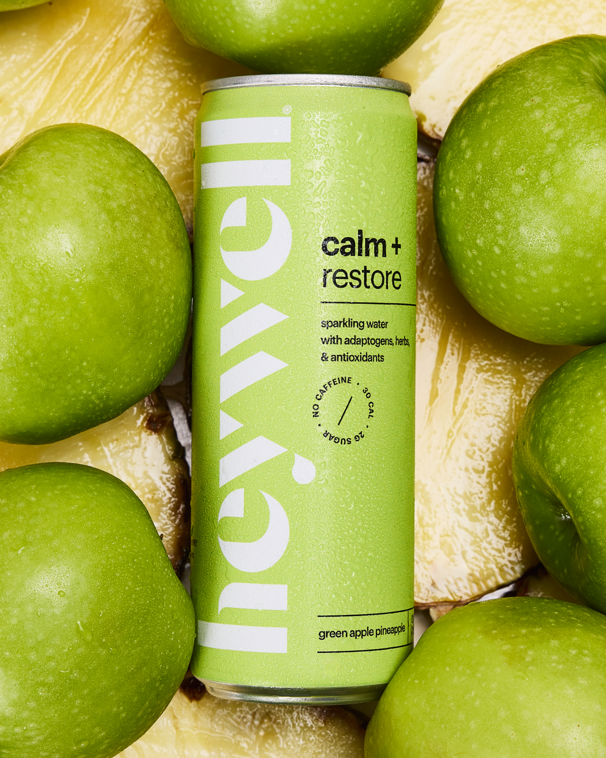 Calm + Restore Green Apple Pineapple - 12 pack 12 oz cans